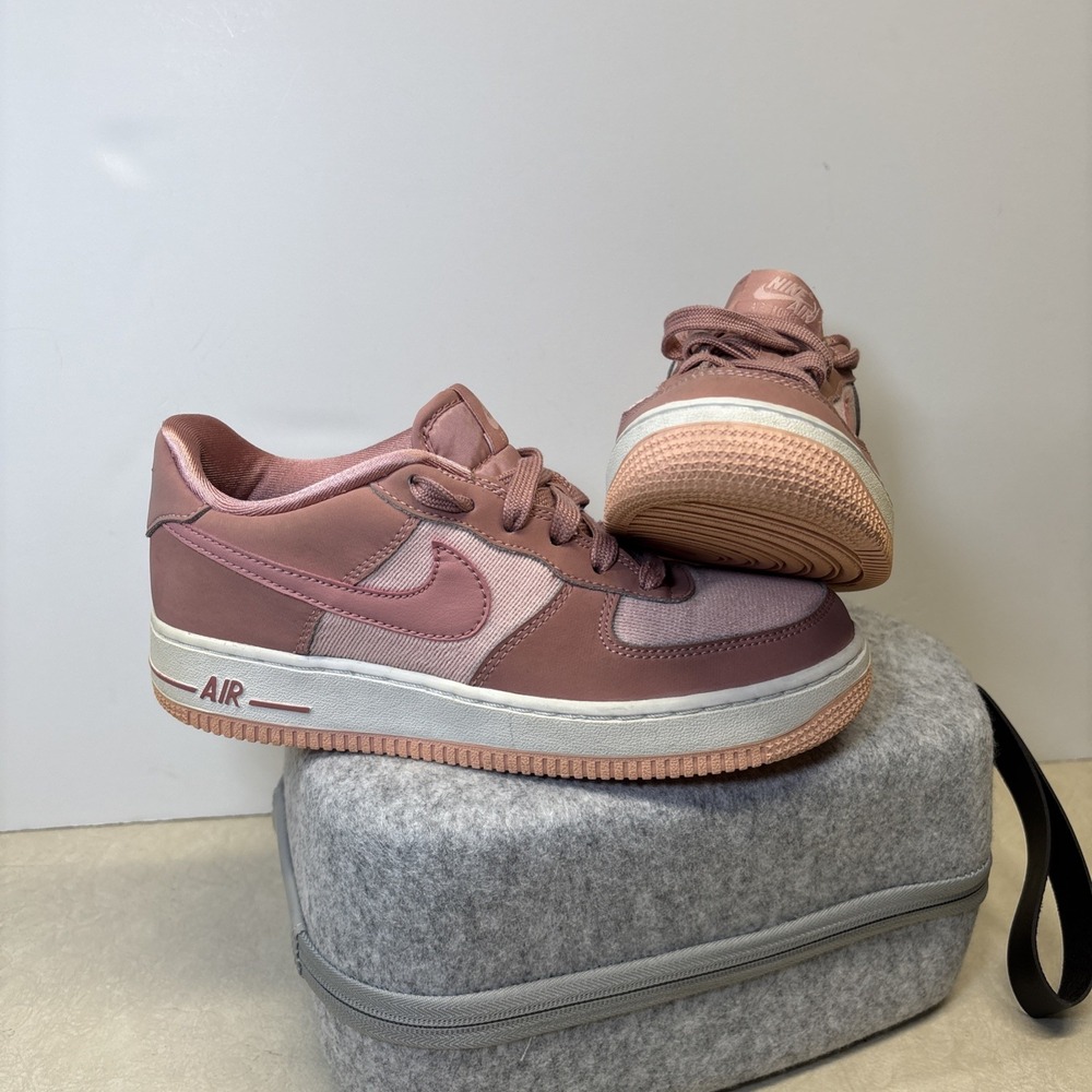 Nike Air Force 1 Low Kids Girls Pink Rose Sneakers Size 5Y US 5Y EU 37.5